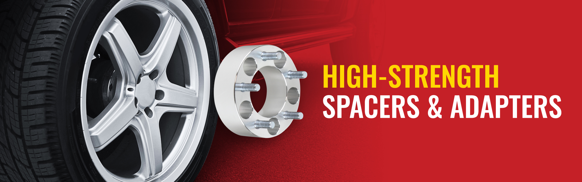 high-strength wheel spacers and adapters