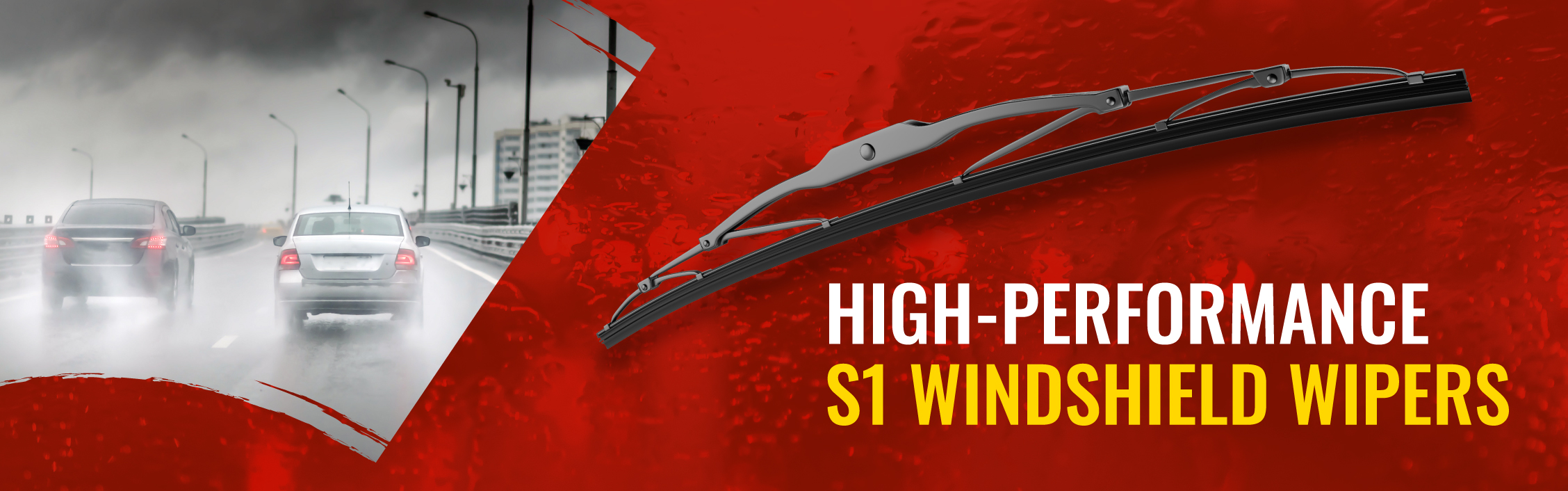 high-performance Sixity S1 windshield wipers